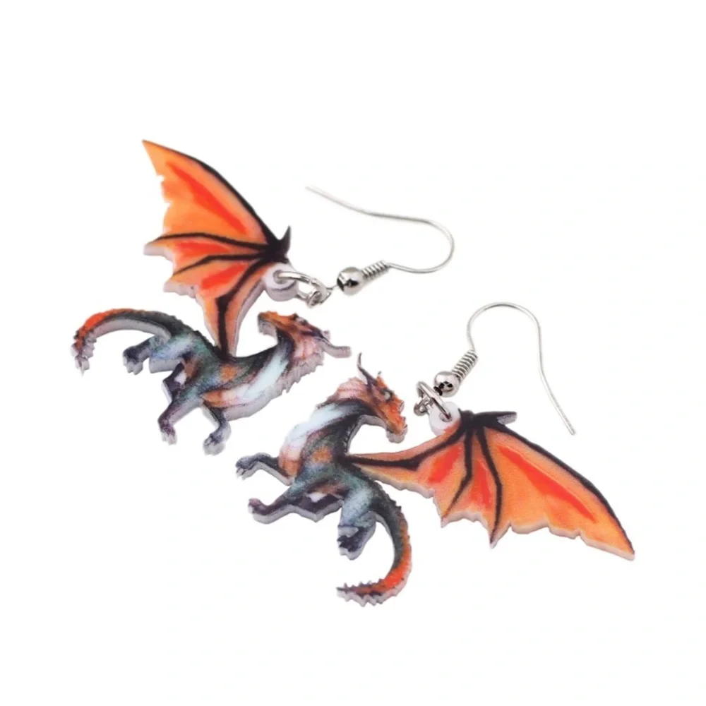 Dragon Earrings - Picture 3 of 4